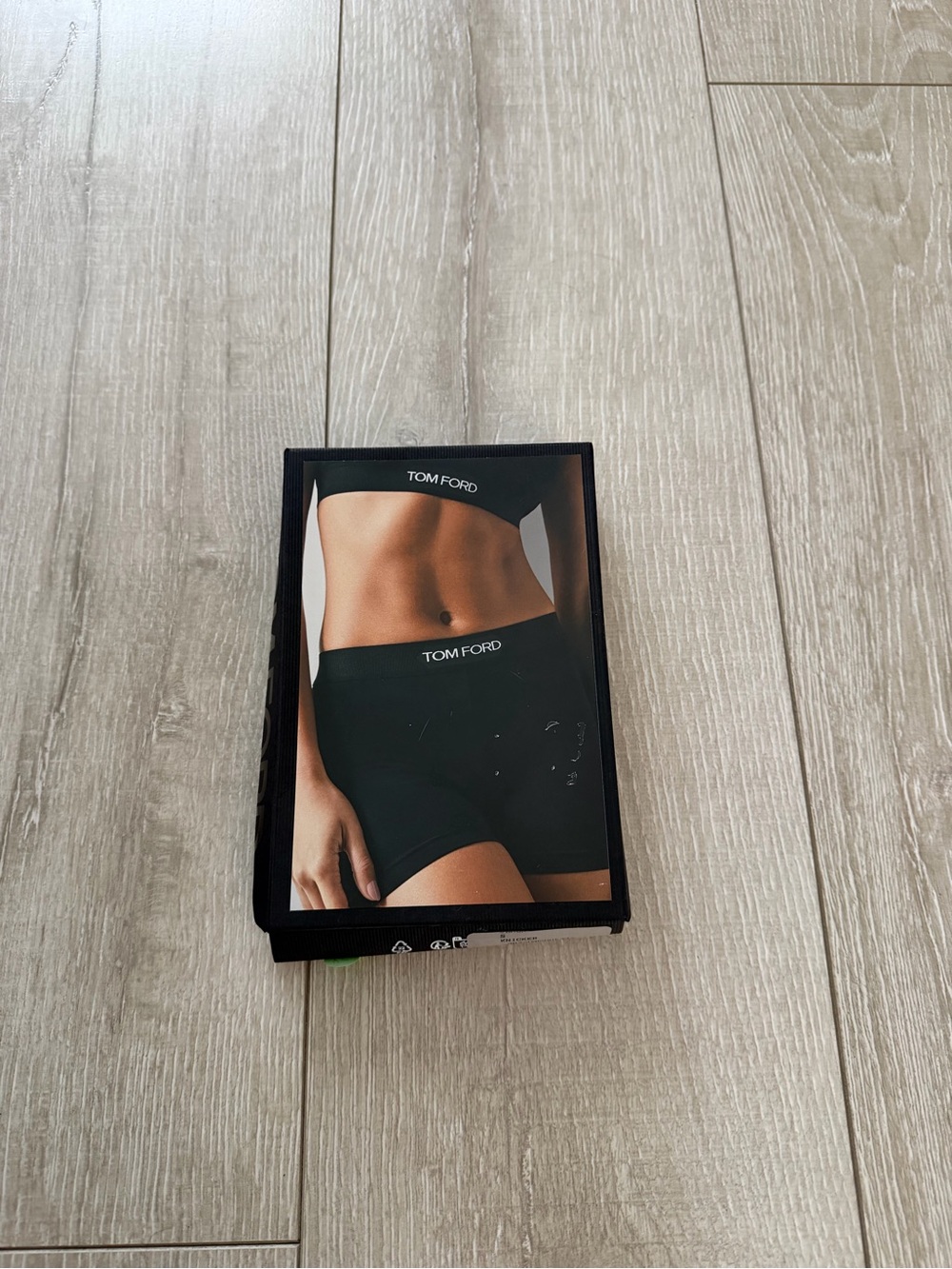 Tom Ford Black Stretch modal signature long boxers women S